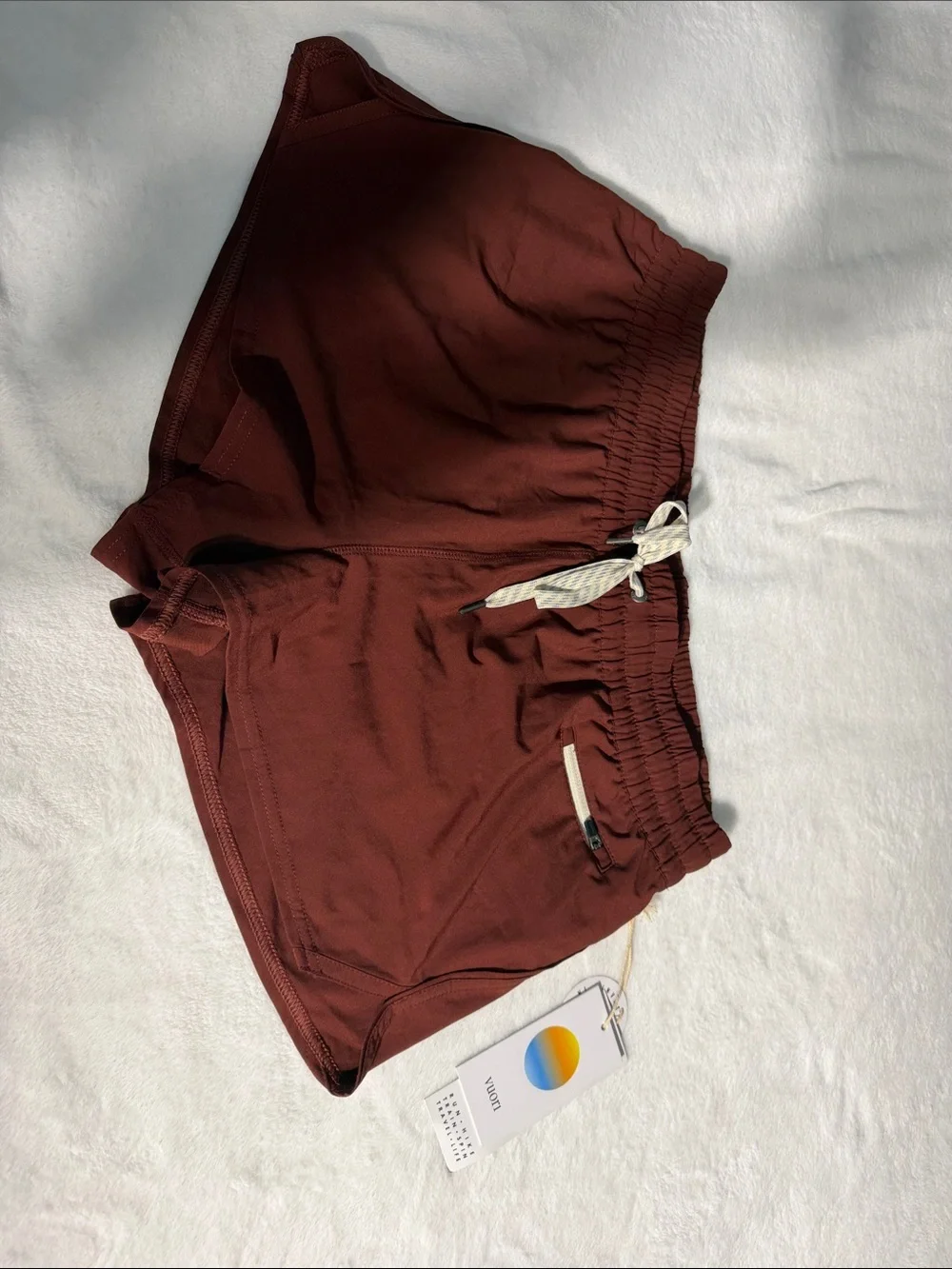 Vuori Clementine Brick Athletic Drawstring Shorts - Picture 1 of 4